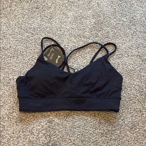 Youngla Black Sports Bra